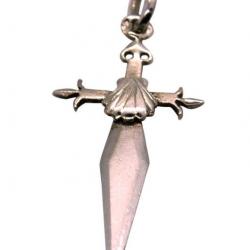 Pendentif croix st jacques de compostelle