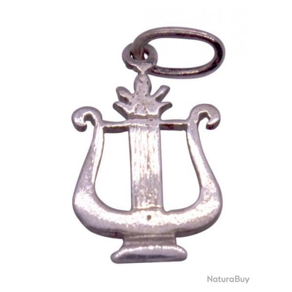 Pendentif en argent massif Lyre