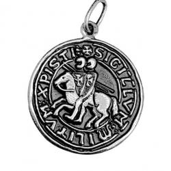 Pendentif Templier argent