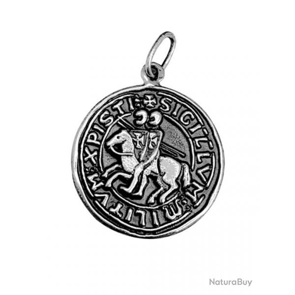 Pendentif Templier argent