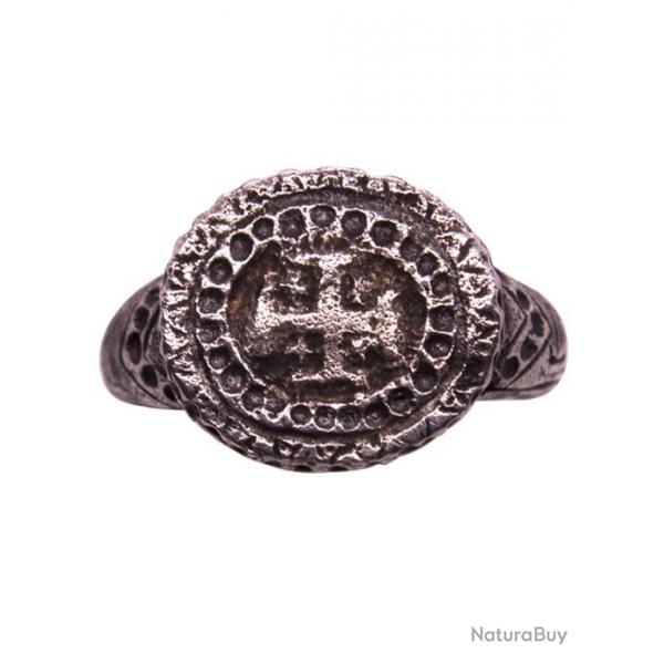 Bague argent Croix de Jrusalem taille 75