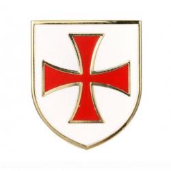 Pin's Croix templière rouge