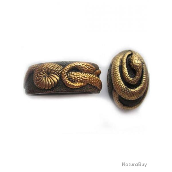 Fuchi - Kashira serpent