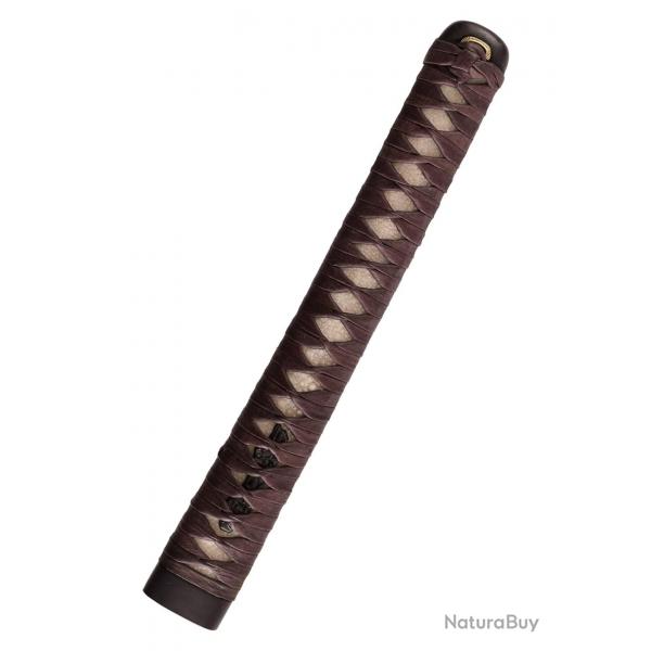 Tsuka katana tressage cuir