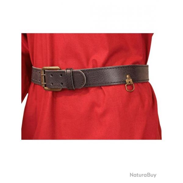 Ceinture mdival avec crochets Marron