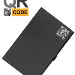 Porte-carte avec QR Code, à personnaliser