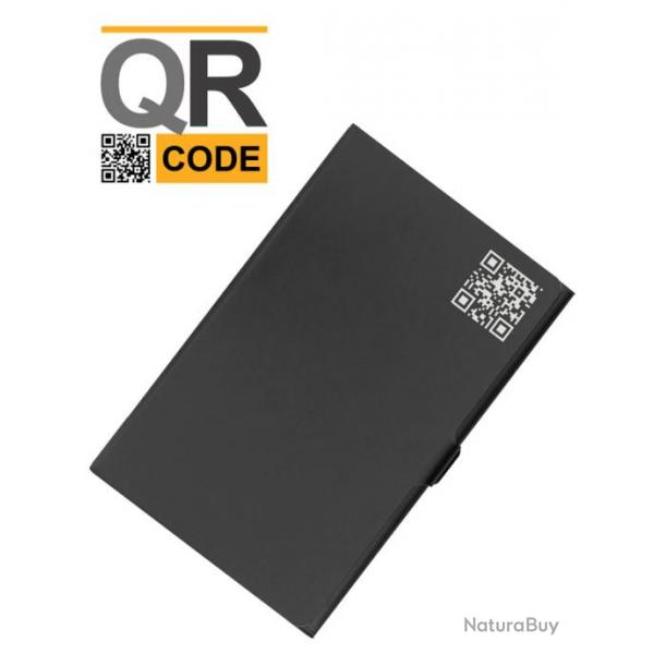 Porte-carte avec QR Code,  personnaliser