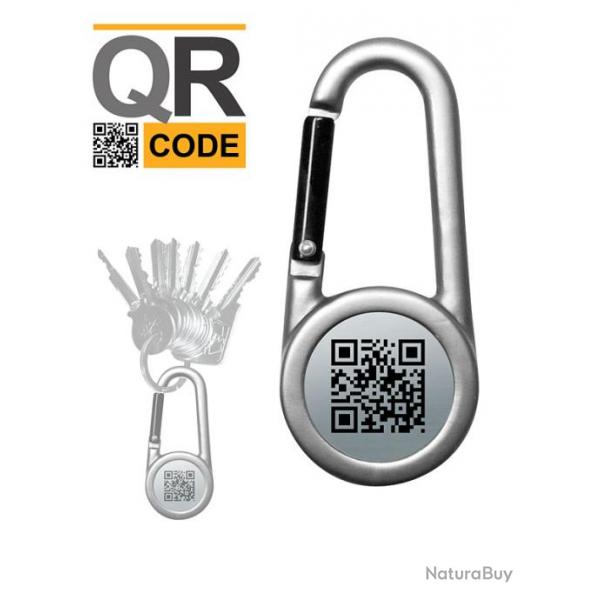 Mousqueton - QR code,  personnaliser