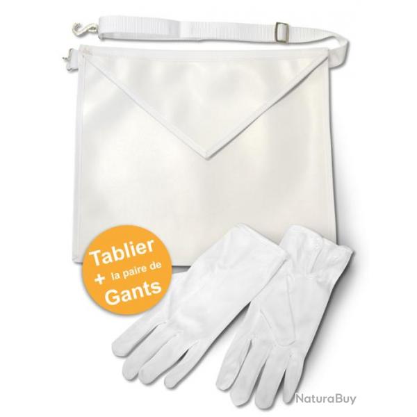 Tablier d'apprenti + gants XXL