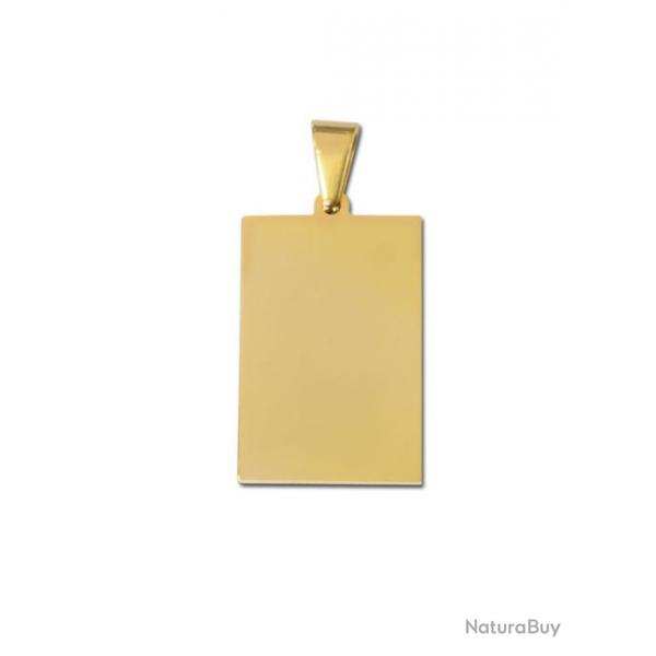 Pendentif dor en inox ( personnaliser)