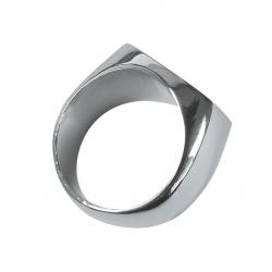 Chevalière maçonnique « Deux colonnes » inox taille 60