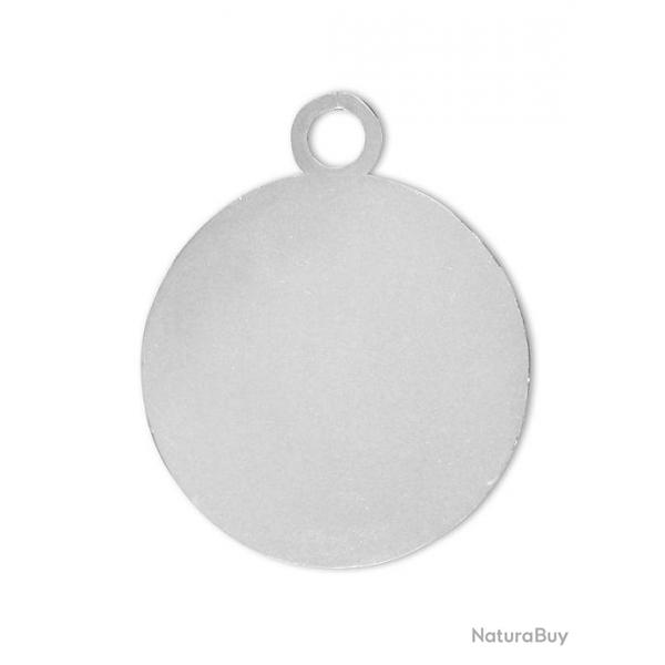 Mdaille pour sautoir sceau templier (argente)