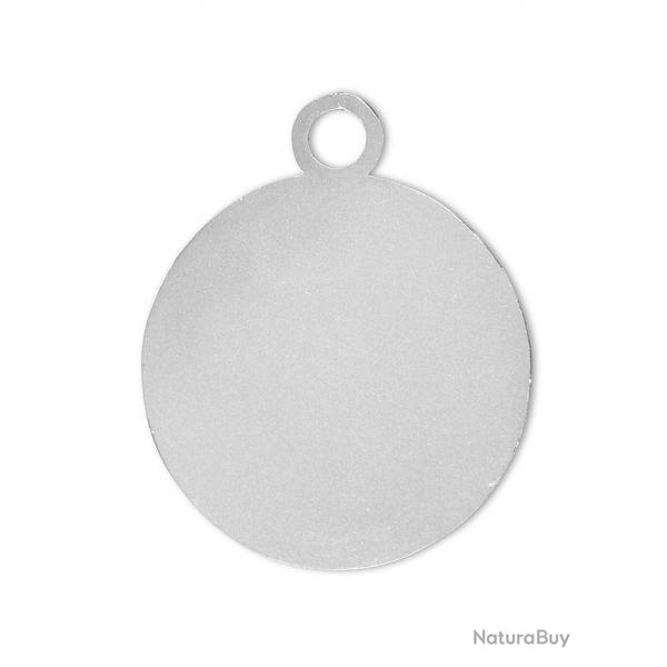Mdaille pour sautoir sceau templier (argente)