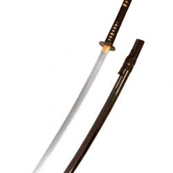 Katana « Kurikara Fudo », lame damas aiguisée