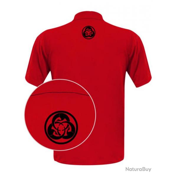 Polo rouge Hagakur XXL