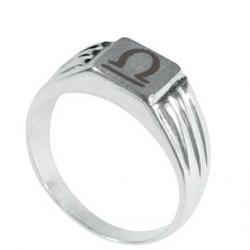 Bague en argent Omega taille 75