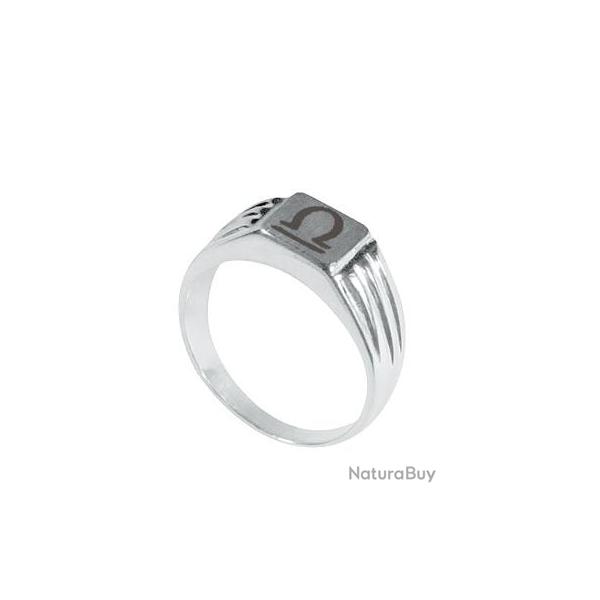 Bague en argent Omega taille 74