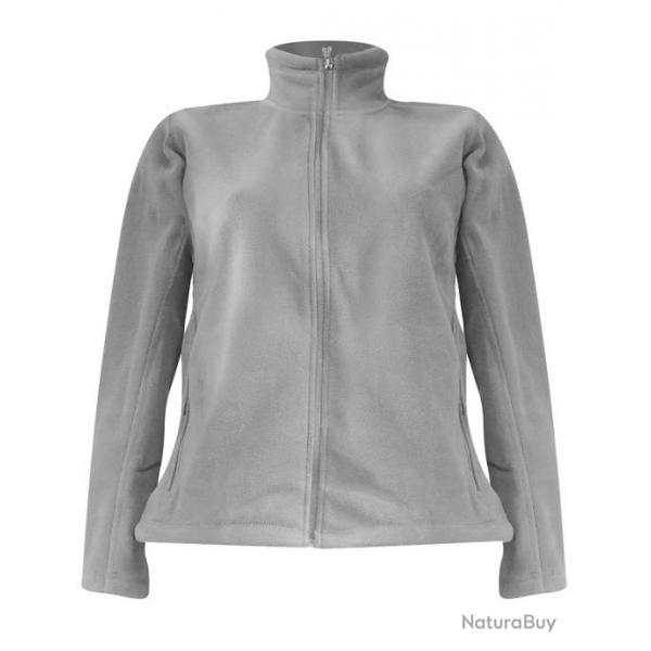 Veste polaire femme grise  personnaliser L