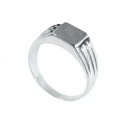 Bague en argent à personnaliser taille 75