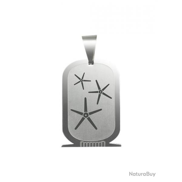 Pendentif cartouche toiles