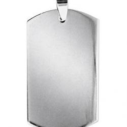 Médaille plaque GI inox à personnaliser