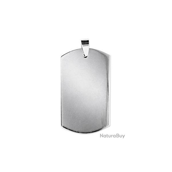 Mdaille plaque GI inox  personnaliser