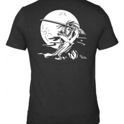 T-shirt noir Samouraï manga L