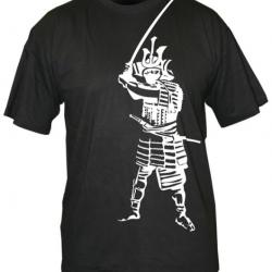 T-shirt noir Samouraï katana XXL