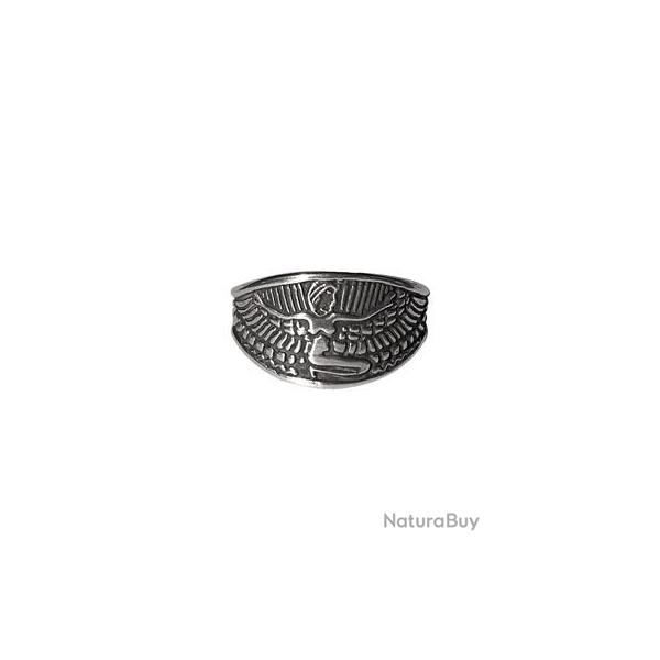 Bague gyptienne ajustable en argent, desse Isis