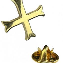 Pin's doré de la croix templière