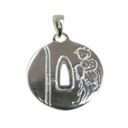 Pendentif Tsuba Princesse Naginata