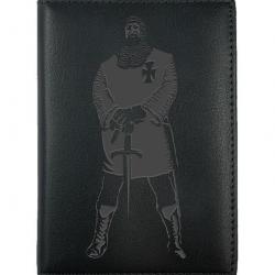 Porte-papiers noir Chevalier Templier