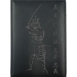 Porte-papiers noir Bushido et Samouraï