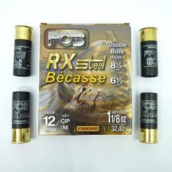 FOB RX STEEL/ACIER BECASSE - CAL 12/70 - DOUBLE BILLE N° 8 1/2 et 6 1/2 - BOURRE JUPE