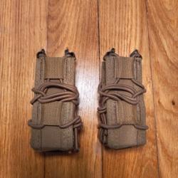 x2 Single Quick Pistol 9 mm mag pouch, Warrior Assault System