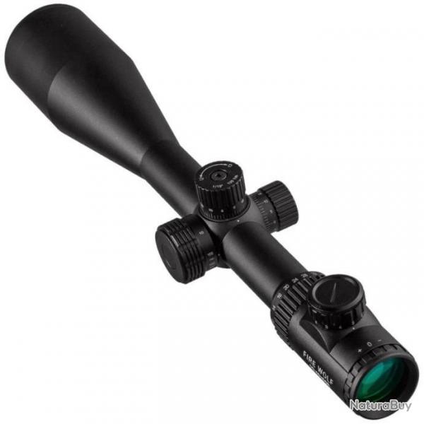 Lunette de tir Fire Wolf 10-40X56E Rail 11mm *Enchre* Parallaxe Point Rouge-Vert Fusil Tactique