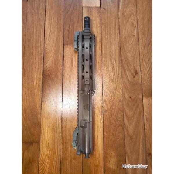 UPPER 9" AR15 VFC AEG sans canon interne, voile de krylon