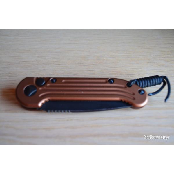 RARE MICROTECH LUDT TAN / BLACK STANDARD 135-1 TA AUTOMATIQUE