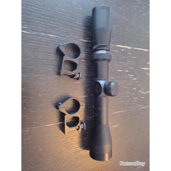 Lunette de tir de type SCOUT SNIPER dmarque 2-7, bon tat+ colliers