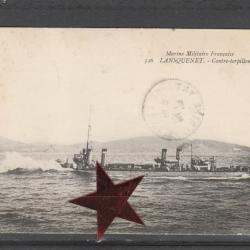 CPA - MARINE DE GUERRE FRANCAISE. Contre-Torpilleur "Lansquenet" N°273