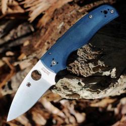 Couteau Spyderco Shaman Lame Acier CPM-SPY27 Manche G10 Clip Compression Lock USA SC229GPCBL