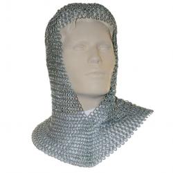 Camail en maille aboutée