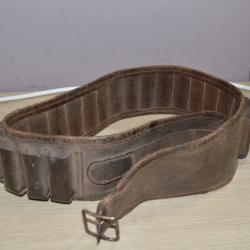 Cartouchière de chasse ancienne à restaurer (18)