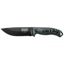 ( ESEE-5 - Lame Noire - Gris/Noir)ESEE-5 - Lame Noire - Gris/Noir