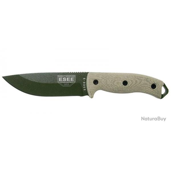 ( ESEE-5 - Lame Verte - Vert clair)ESEE-5 - Lame Verte - Vert clair