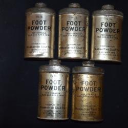 EQUIPEMENT US SOLDAT AMERICAIN-AMERICAN EXPEDITIONARY FORCE-AEF 1917-FOOT POWDER -1° & 2° WW