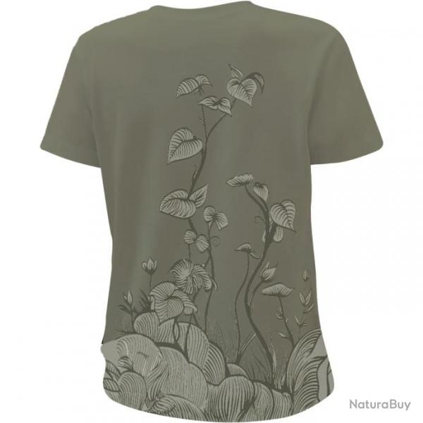 Tee Shirt Coton Bio "Mauvaise Herbe" - Nograd Vert T 1