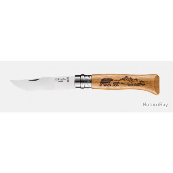 Couteau OPINEL Animalia America OURS N8