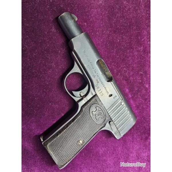 Pistolet WALTHER, Model 4, calibre 7,65br, 1re guerre mondiale, Catgorie B