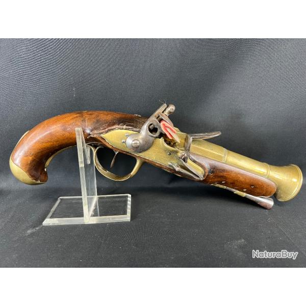 PISTOLET A SILEX TROMBLON DE MARINE